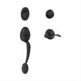 Schlage F62PLY716ACCLH F62-PLY-ACC-LH Plymouth Double Cylinder Handleset Aged Bronze
