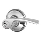 Schlage F80MER625RH polished chrome storeroom door lever