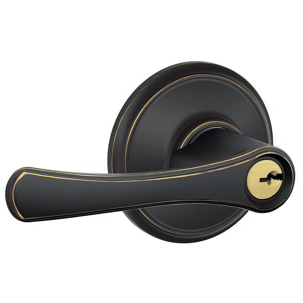 Schlage F80VLA716 F80-VLA Avila Storeroom Door Lever Aged Bronze
