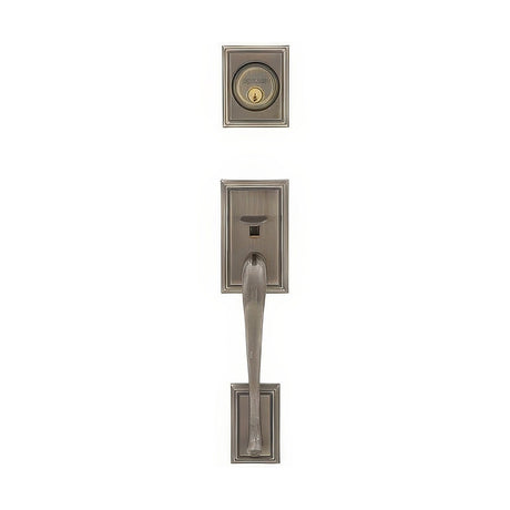 Schlage F92ADD609 antique brass dummy handleset