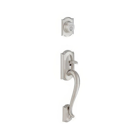 Schlage F92CAM619 satin nickel dummy handleset