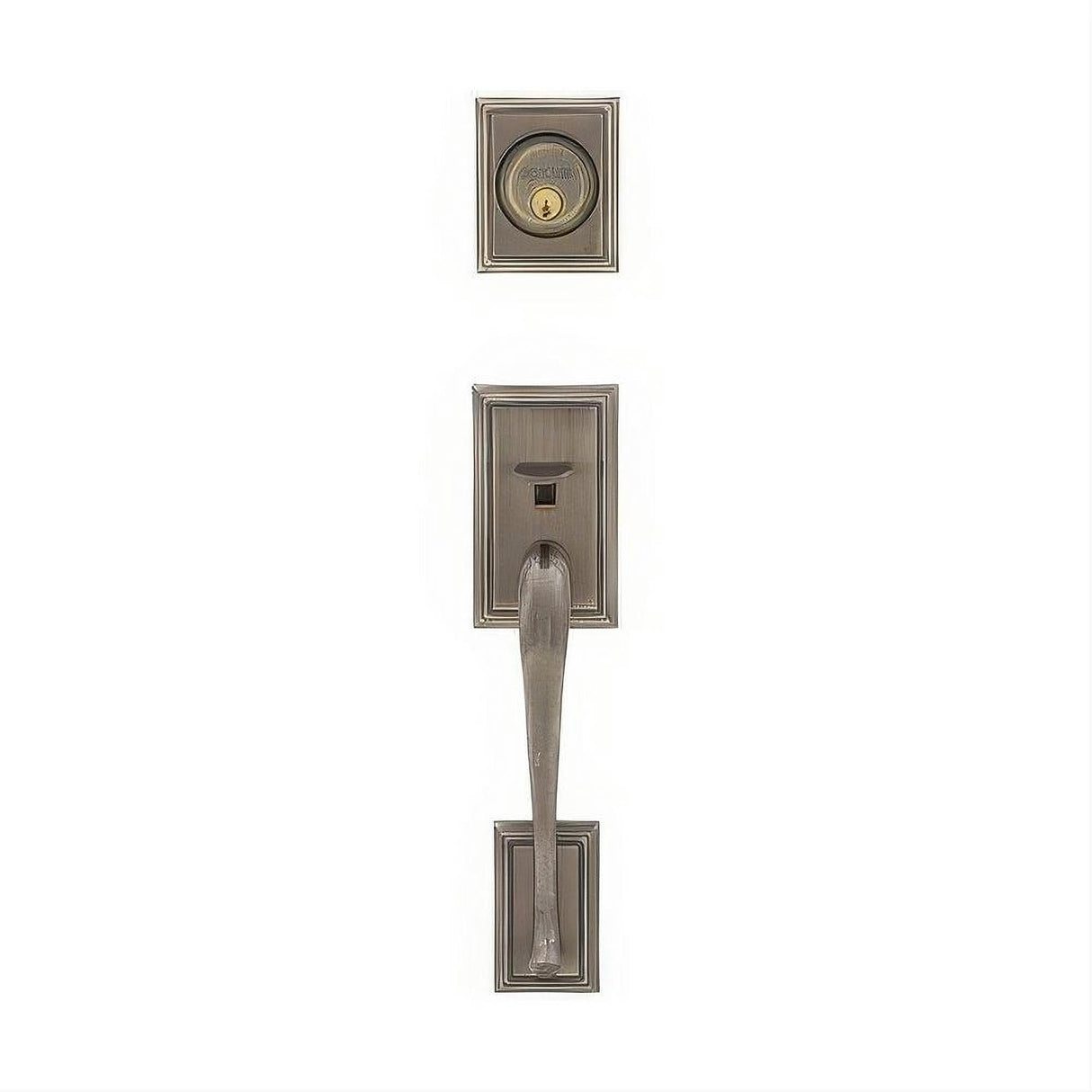 Schlage F92ADD609 F92-ADD F-Series Addison Dummy Handleset Antique Brass