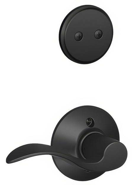 Schlage F94ACC622RH matte black dummy interior pack