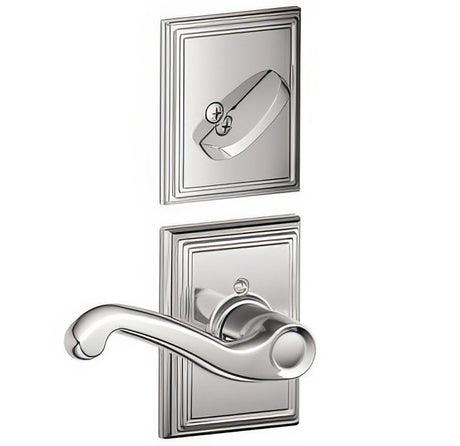 Schlage F94FLA625ADDRH bright chrome dummy interior pack