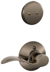 Schlage F94ACC620RH F94-ACC-RH F-Series Accent Lever Right Hand Dummy Interior Pack Antique Pewter