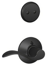 Schlage F94ACC622RH F94-ACC-RH F-Series Accent Lever Right Hand Dummy Interior Pack Matte Black