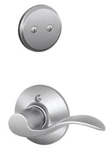 Schlage F94ACC626LH F94-ACC-LH F-Series Accent Lever Left Hand Dummy Interior Pack Satin Chrome