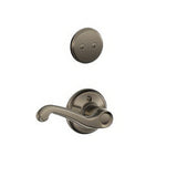 Schlage F94FLA620RH F94-FLA-RH Flair Lever Right Hand Dummy Interior Pack Antique Pewter