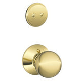 Schlage F94ORB605 F94-ORB Orbit Knob Dummy Interior Pack Polished Brass