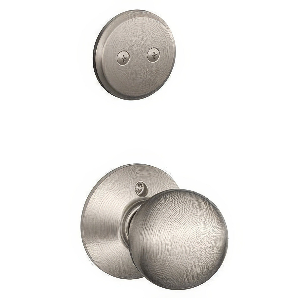 Schlage F94ORB619 F94-ORB Orbit Knob Dummy Interior Pack Satin Nickel
