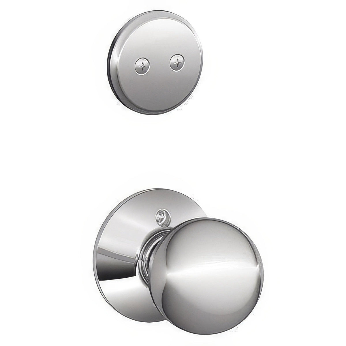 Schlage F94ORB625 F94-ORB Orbit Knob Dummy Interior Pack Polished Chrome
