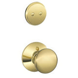 Schlage F94PLY605 F94-PLY Plymouth Knob Dummy Interior Pack Polished Brass