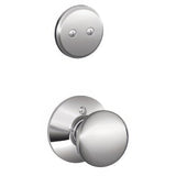 Schlage F94PLY625 F94-PLY Plymouth Knob Dummy Interior Pack Polished Chrome
