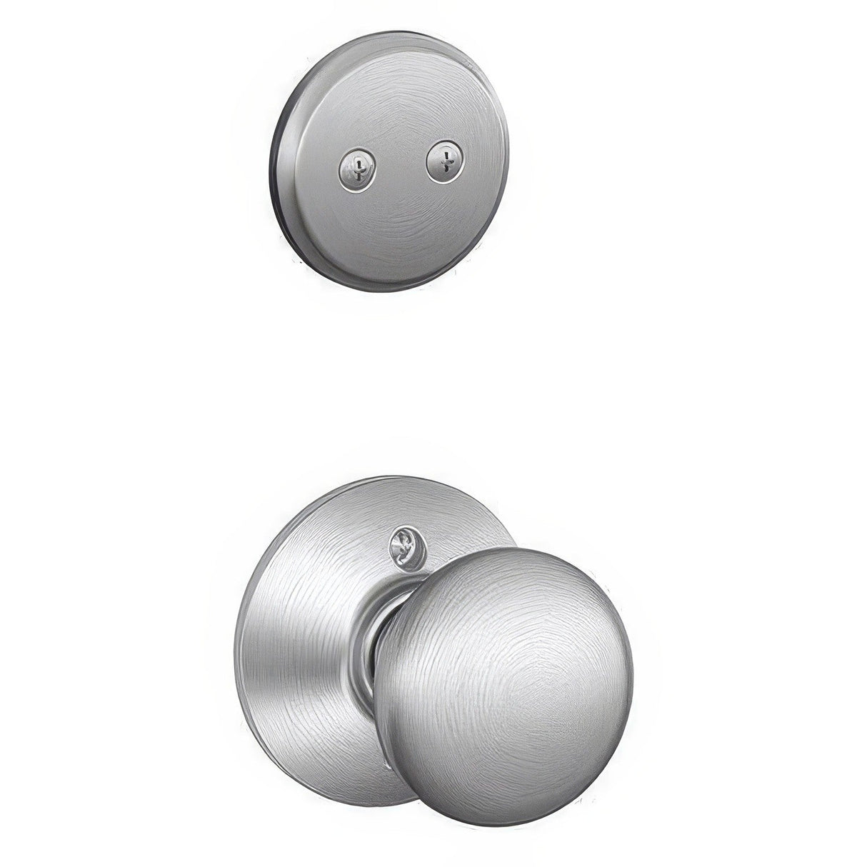 Schlage F94PLY626 F94-PLY Plymouth Knob Dummy Interior Pack Satin Chrome