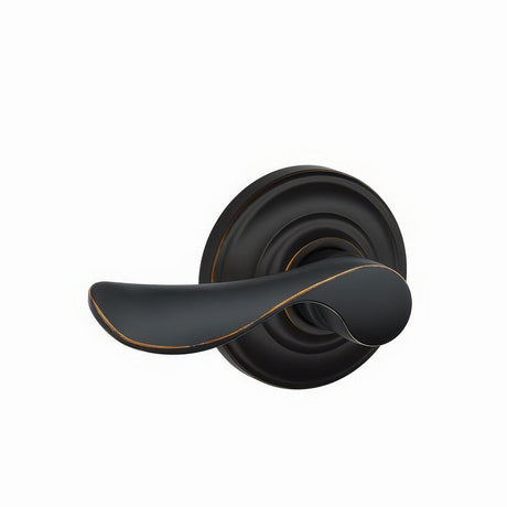 Schlage F170CHP716ANDLH aged bronze dummy door lever
