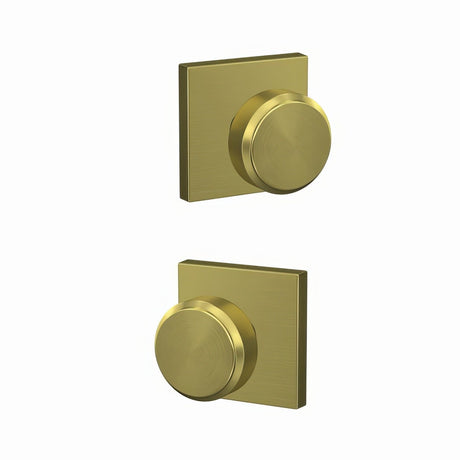 Schlage FC172BWE608COL satin brass dummy door knob