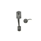 Schlage FE285CAM622ACCLH FE285-CAM-ACC-LH Electronic Security Camelot Lower Handleset Matte Black