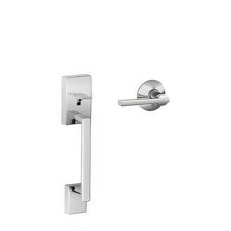 Schlage FE285CEN625LAT FE285-CEN-LAT Century Lower Handle Set for Electronic Keypad with Latitude Interior Lever Bright Chrome