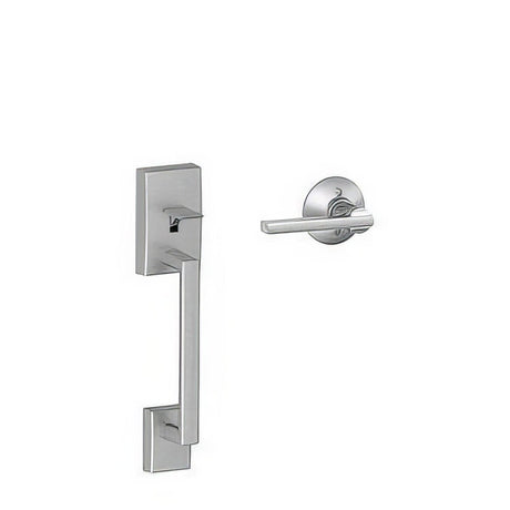 Schlage FE285CEN626LAT FE285-CEN-LAT Century Lower Handle Set for Electronic Keypad with Latitude Interior Lever Satin Chrome