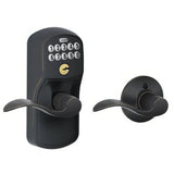 Schlage FE575PLY716ACC FE575-PLY-ACC Electronic Security Plymouth Keypad Entry Door Knob Aged Bronze