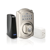 Schlage BE369GRNXCAM505 lifetime polished brass keypad electronic deadbolt