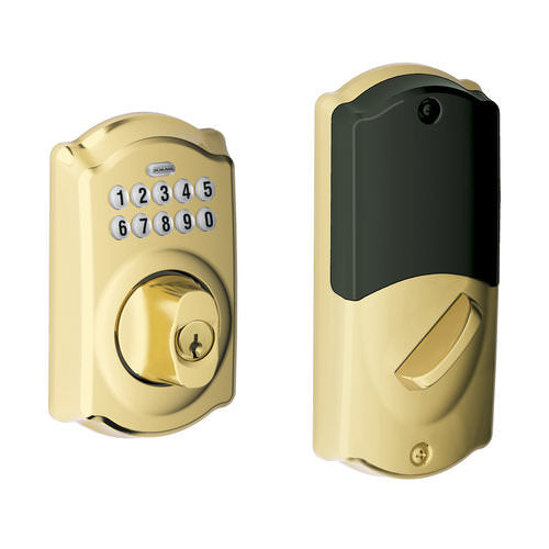 Schlage BE369NXCAM716 aged bronze keypad electronic deadbolt