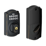 Schlage BE369NXCAM619 satin nickel keypad electronic deadbolt