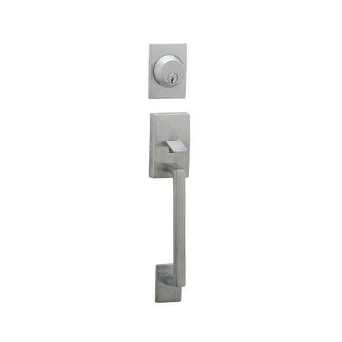 Schlage F62CEN626ELA F62-CEN-ELA F-Series Century Double Cylinder Handleset with Elan Lever Satin Chrome