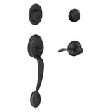 Schlage F62PLY605ACCRH F62-PLY-ACC-RH Plymouth Right Hand Double Cylinder Handleset Polished Brass