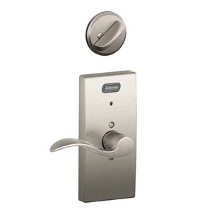 Schlage FE59-ACC-CEN-LH Built-In Alarm Accent Left Hand Single Cylinder Interior Trim Pack