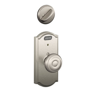 Schlage FE59-GEO-CAM Built-In Alarm Georgian Interior Pack Door Knob