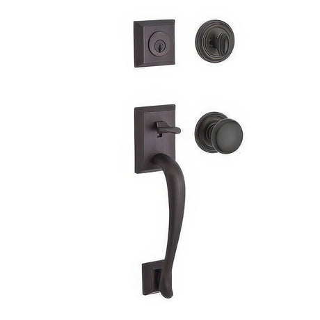 Baldwin SCNAPXROUTRR112 venetian bronze single cylinder handleset