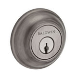 Baldwin SCTRD152 matte antique nickel single cylinder deadbolt