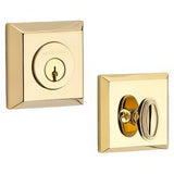 Baldwin SCTSD003 polished brass single cylinder deadbolt