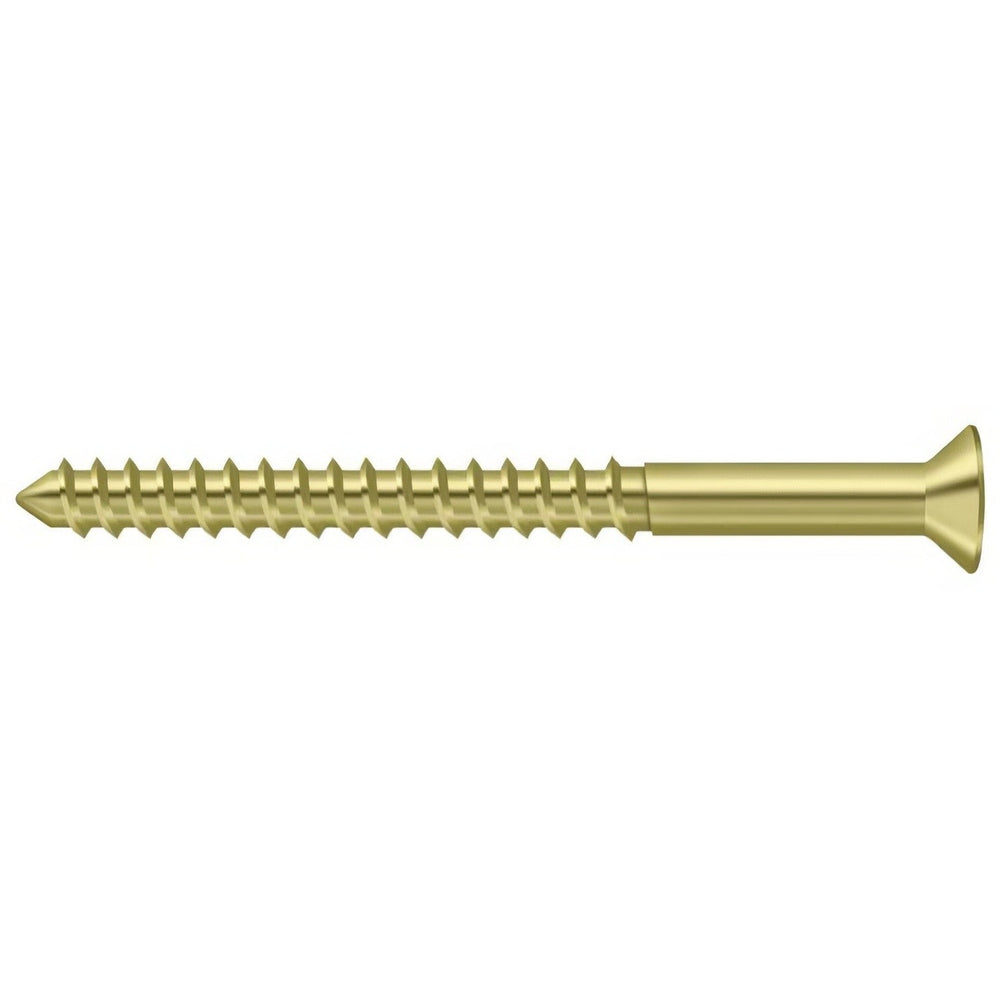 Deltana SCWB1025U3 polished brass screw pack