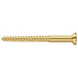 Deltana SCWB1225CR003 lifetime polished brass screw pack