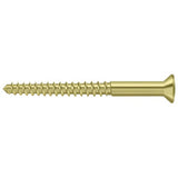Deltana SCWB1225U3 polished brass screw pack