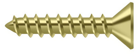 Deltana SCWS1010U3 polished brass screw pack