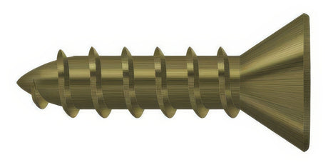 Deltana SCWS1075U5 antique brass screw pack