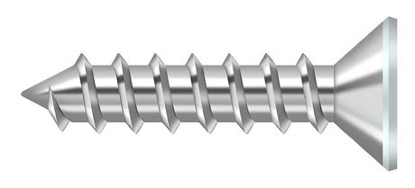 Deltana SCWS1210USP prime coated white screw pack