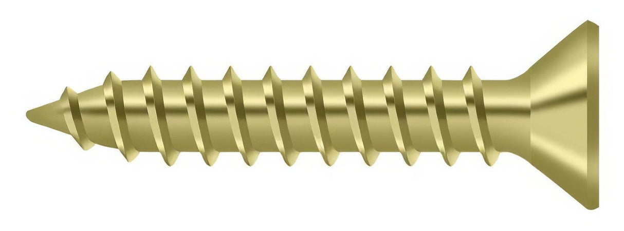 Deltana SCWS910U3 bright brass wood screw