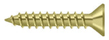 Deltana SCWS910U3 bright brass wood screw