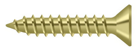 Deltana SCWS910U3 bright brass wood screw