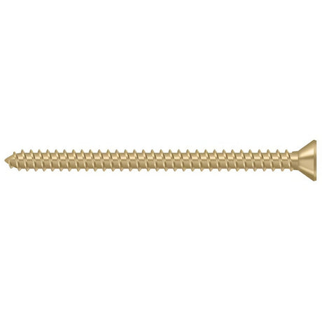 Deltana SCWS925U4 satin brass wood screw