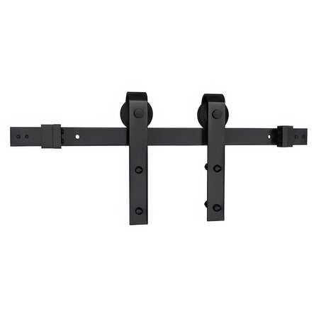 Schlage SD10JSTP66622 matte black barn door hardware