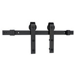 Schlage SD10JSTP66622 matte black barn door hardware