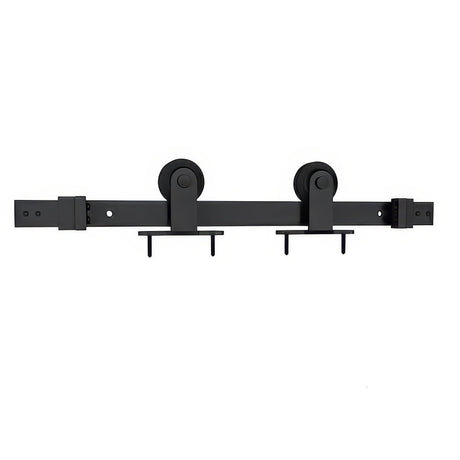 Schlage SD10TMNT66622 matte black barn door hardware