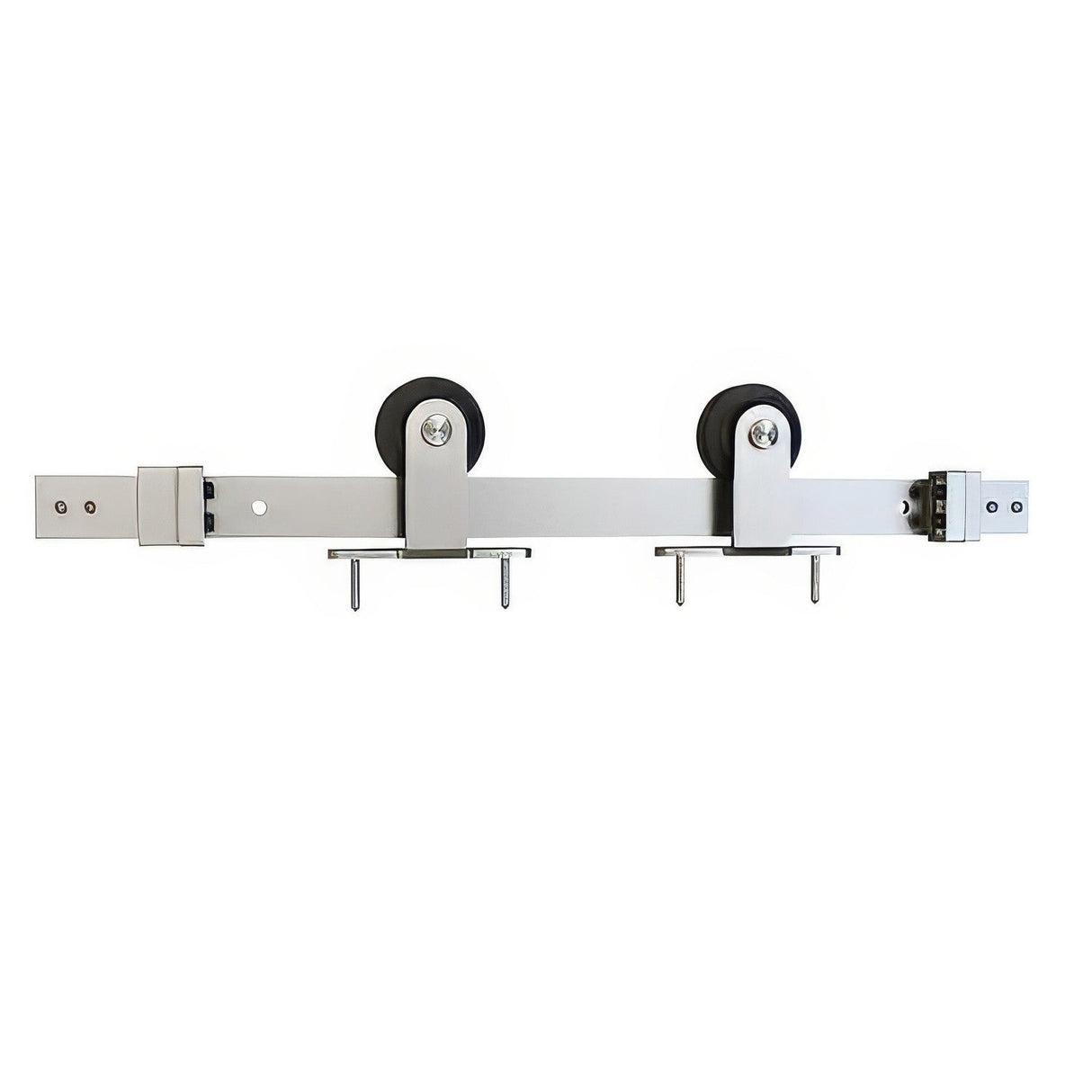 Schlage SD10TMNT66630 satin stainless steel barn door hardware