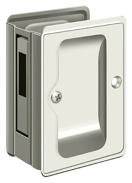 Deltana SDAR325U14 polished nickel pocket door lock