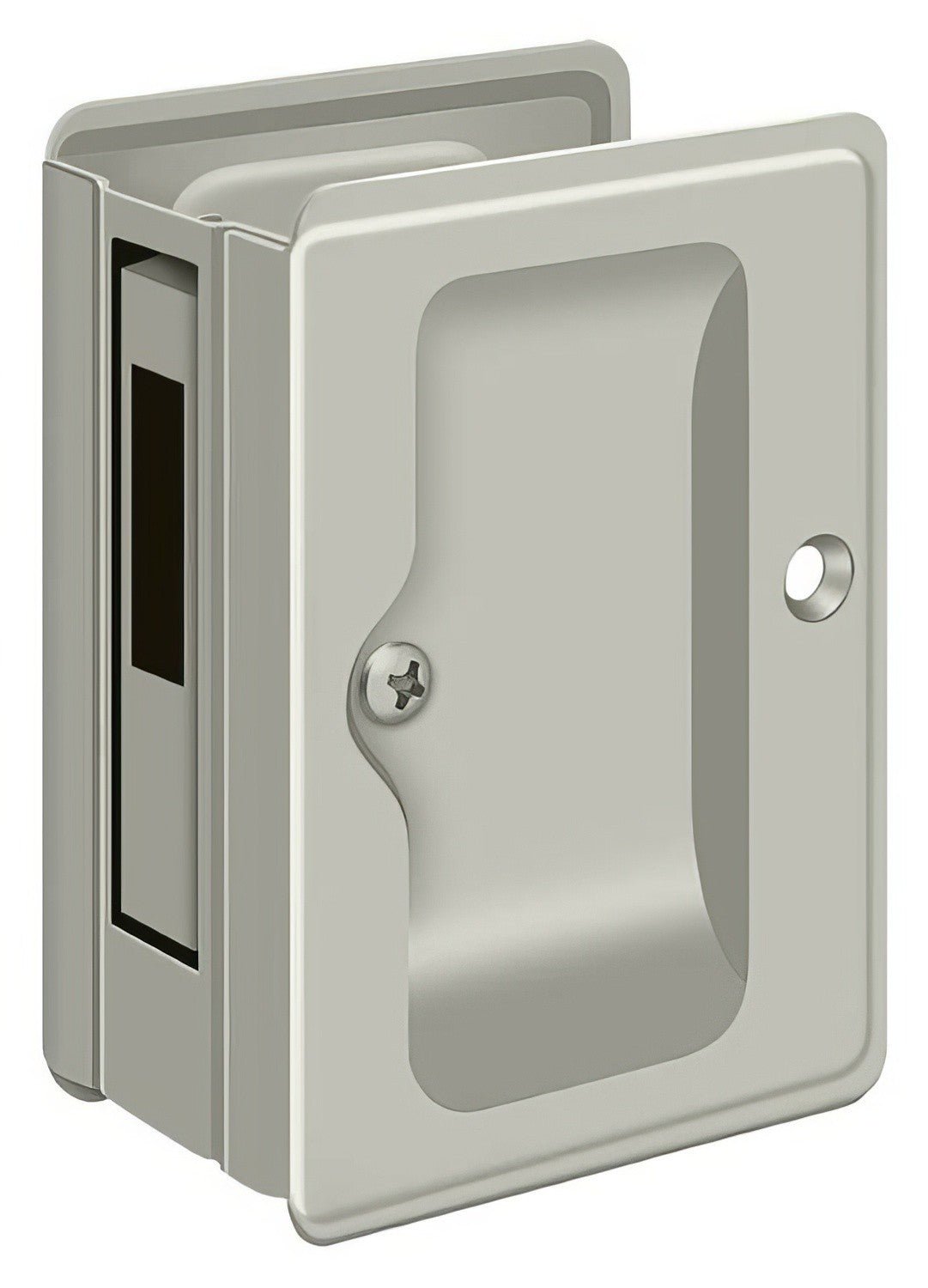 Deltana SDAR325U15 satin nickel pocket door lock